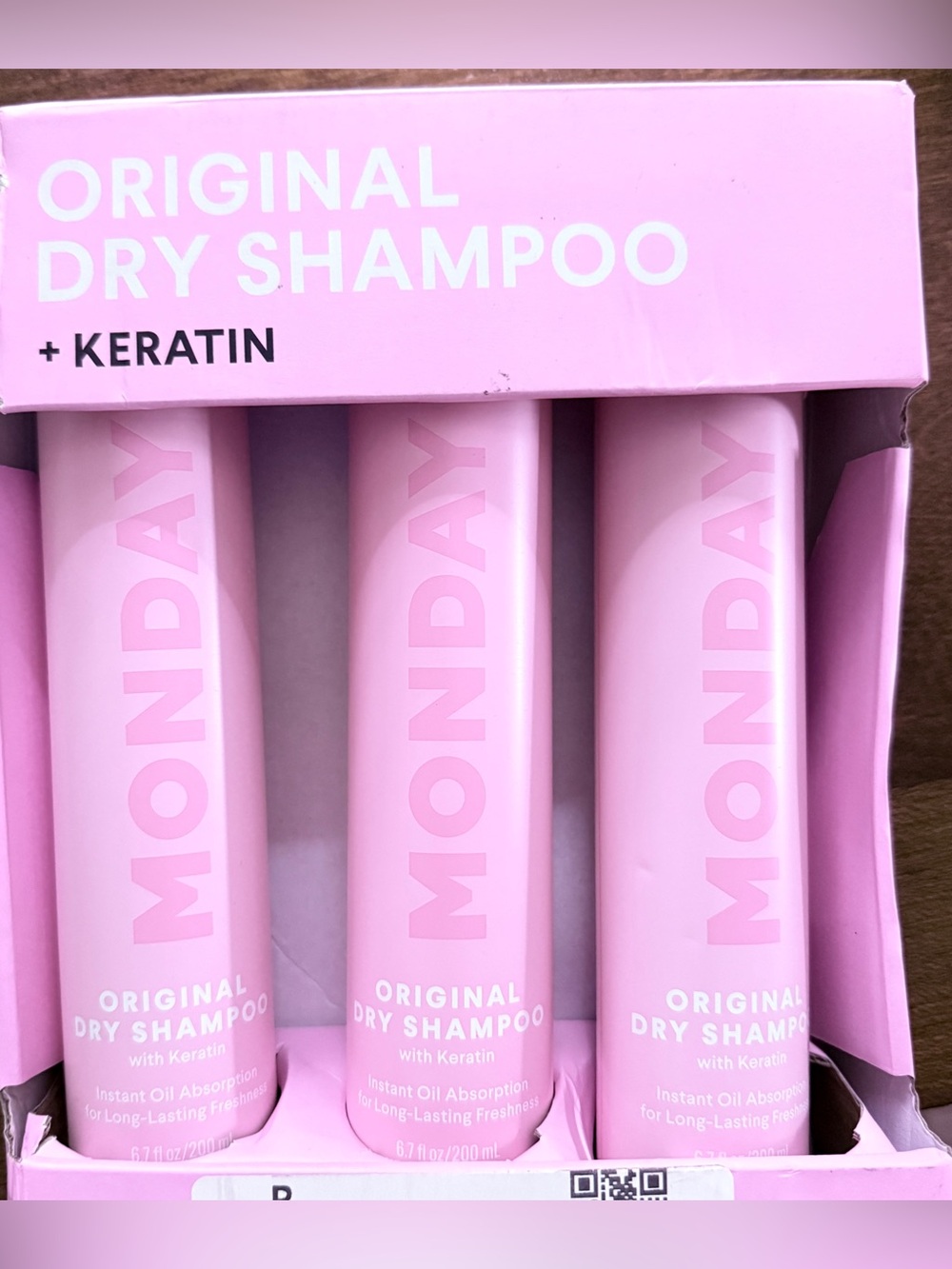 MONDAY Haircare Original Dry Shampoo Trio (3 x 6.7oz) β Brand New